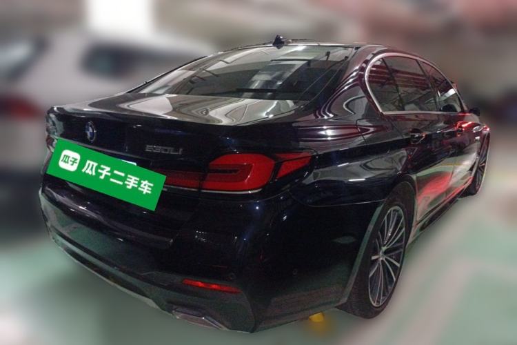 Used BMW 5 Series 2023 530Li Leading Model M Sport Package Rear Right 45 Deg