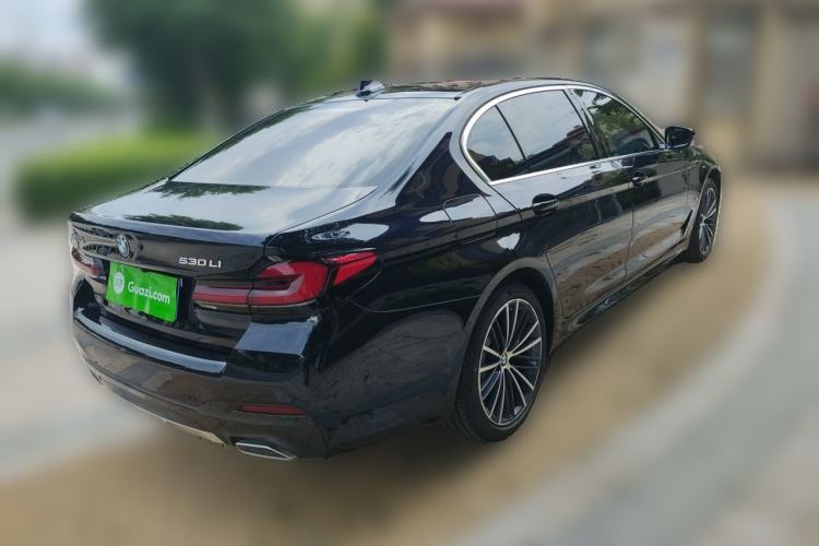 Used BMW 5 Series 2023 530Li Leading Model M Sport Package Rear Right 45 Deg