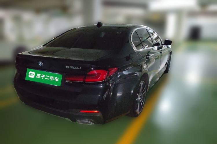 Used BMW 5 Series 2023 530Li Leading Model M Sport Package Rear Right 45 Deg