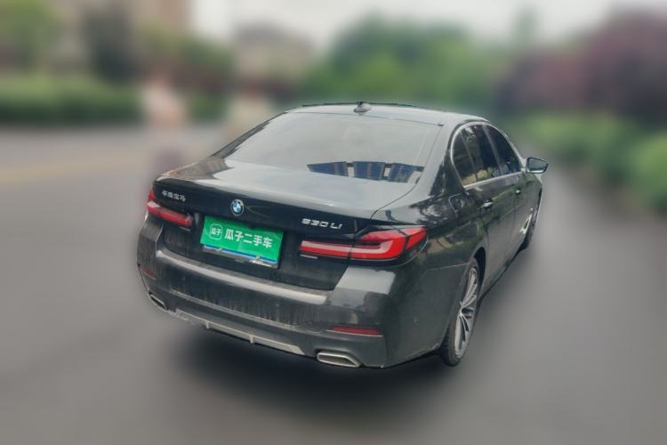 Used BMW 5 Series 2023 530Li Leading Model M Sport Package Rear Right 45 Deg