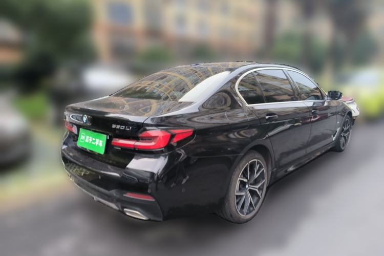 Used BMW 5 Series 2023 Restyled 530Li Luxury Edition M Sport Package Rear Right 45 Deg