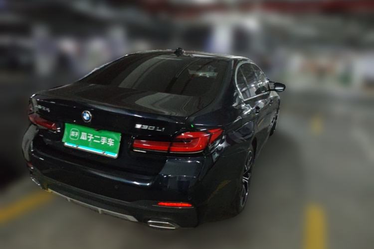 Used BMW 5 Series 2023 530Li Luxury Edition M Sport Package Rear Right 45 Deg