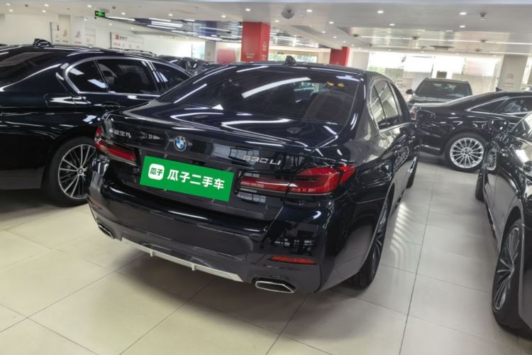 Used BMW 5 Series 2023 530Li Leading Model M Sport Package Rear Right 45 Deg