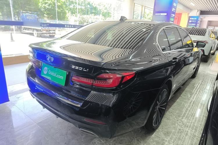 Used BMW 5 Series 2023 530Li Leading Model M Sport Package Rear Right 45 Deg