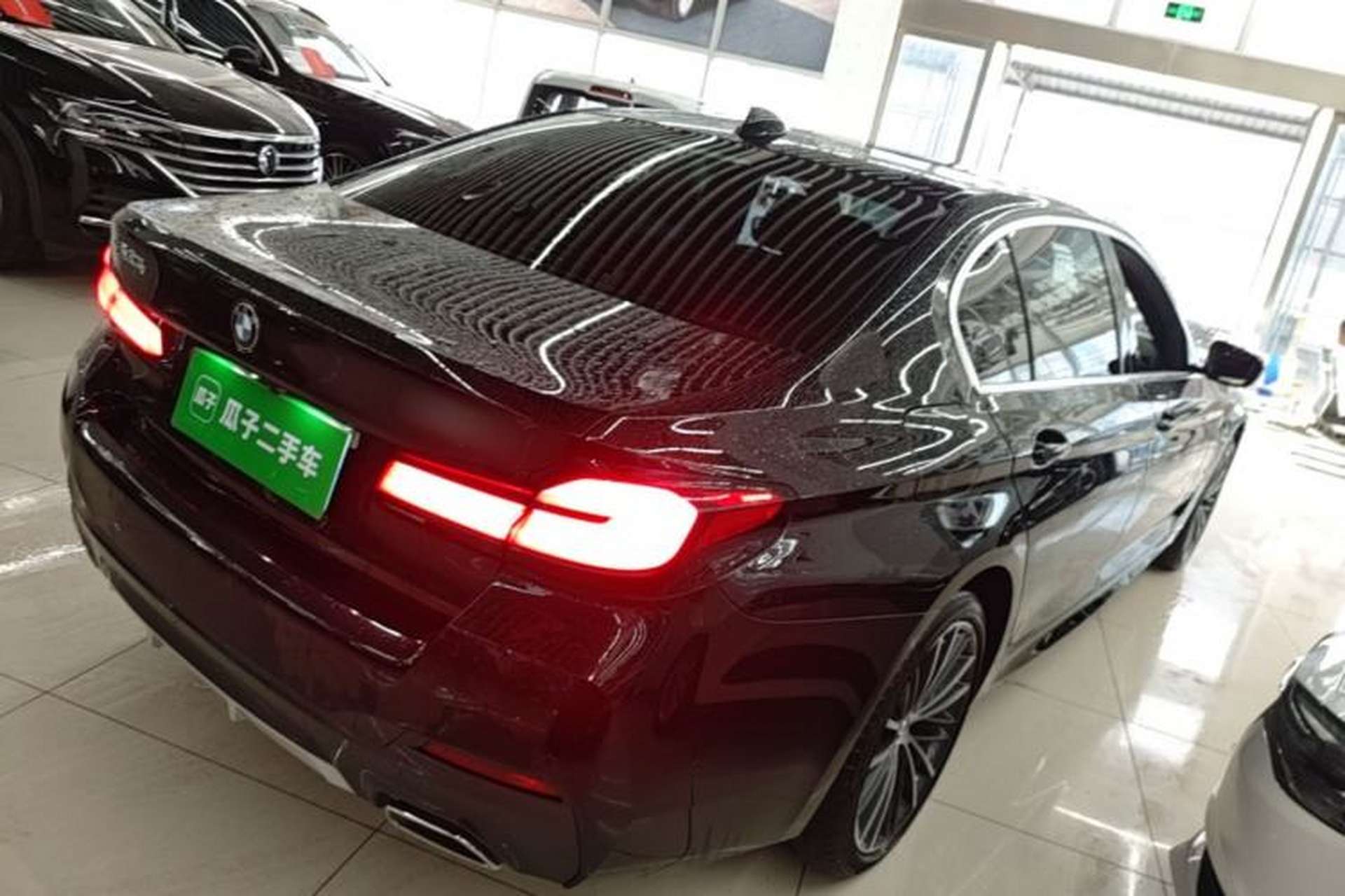 Used BMW 5 Series 2023 530Li Leading Model M Sport Package Rear Right 45 Deg