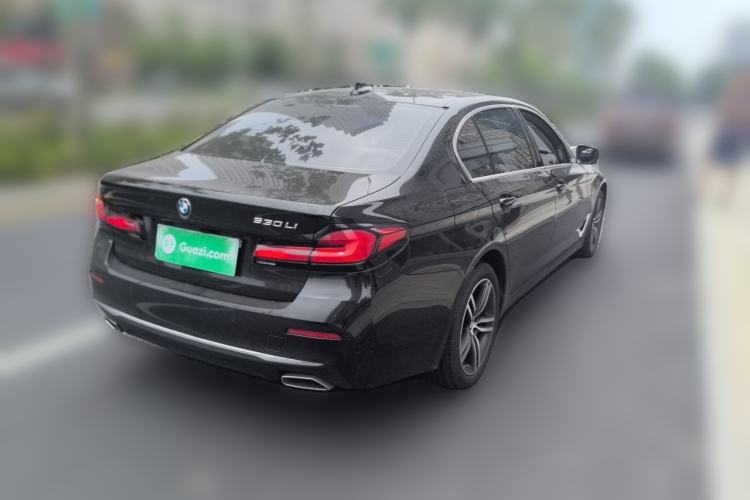 Used BMW 5 Series 2023 Facelifted 530Li Leading Luxury Package Rear Right 45 Deg