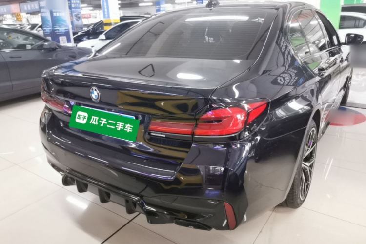 Used BMW 5 Series 2023 530Li Leading Model M Sport Package Rear Right 45 Deg