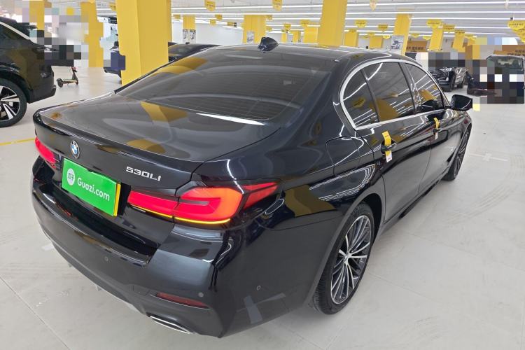 Used BMW 5 Series 2023 530Li Leading Model M Sport Package Rear Right 45 Deg