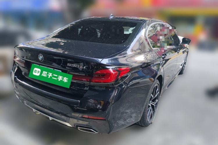 Used BMW 5 Series 2023 530Li Luxury Edition M Sport Package Rear Right 45 Deg