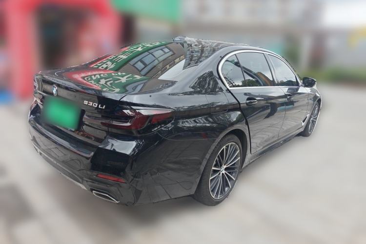 Used BMW 5 Series 2023 530Li Leading Model M Sport Package Rear Right 45 Deg