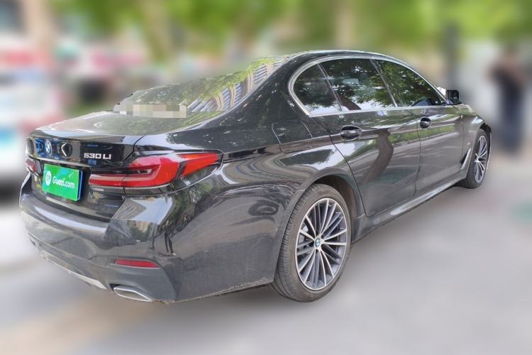 Used BMW 5 Series 2023 530Li Leading Edition Luxury Package Rear Right 45 Deg