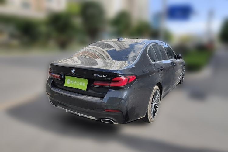Used BMW 5 Series 2023 Restyled 530Li Leading Edition M Sport Package Rear Right 45 Deg