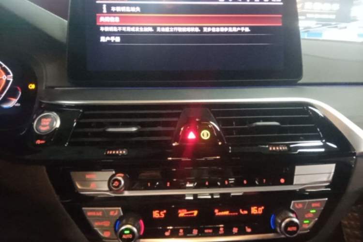Used BMW 5 Series 2023 530Li Leading Model M Sport Package Audio And AC Panel