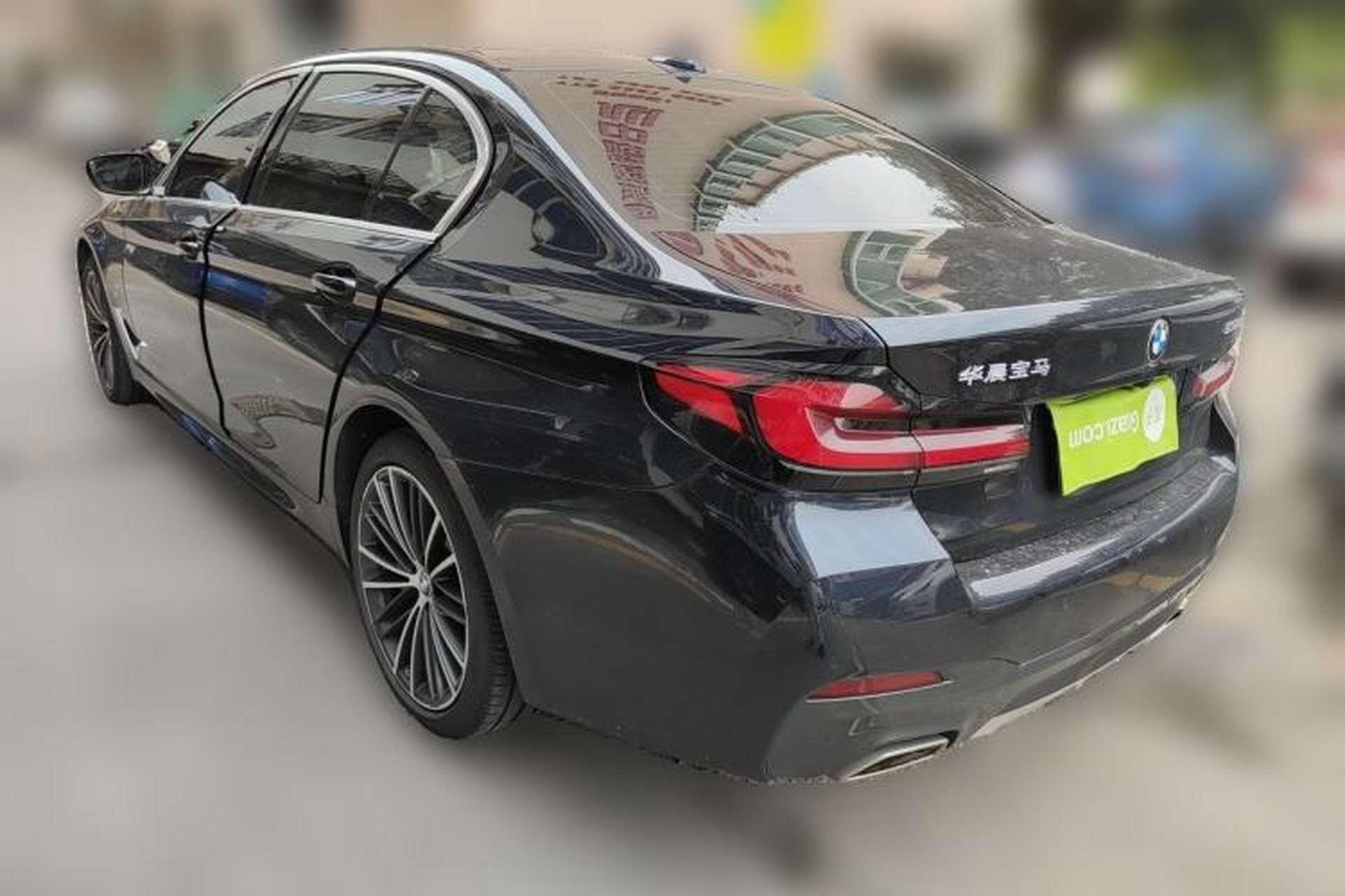 Used BMW 5 Series 2023 530Li Leading Model M Sport Package Rear Left 45 Deg