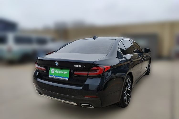 Used BMW 5 Series 2023 530Li Luxury Edition Premium Package Rear Right 45 Deg