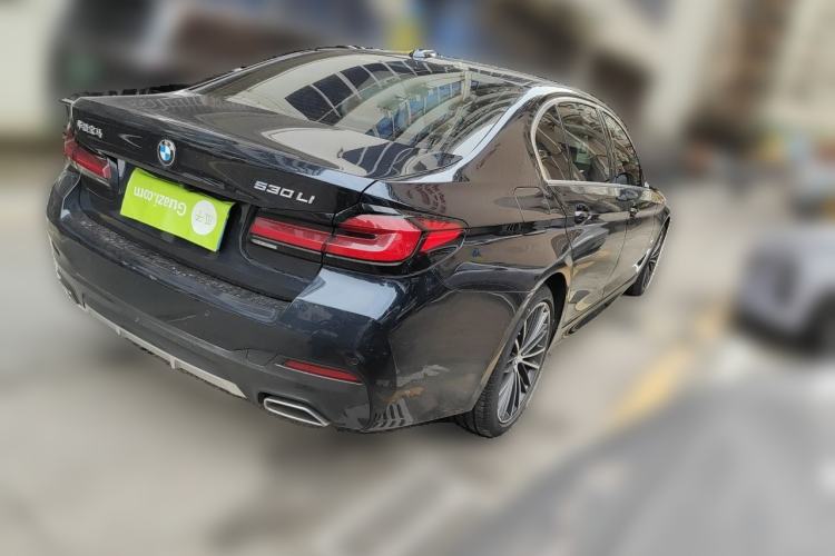 Used BMW 5 Series 2023 530Li Leading Model M Sport Package Rear Right 45 Deg