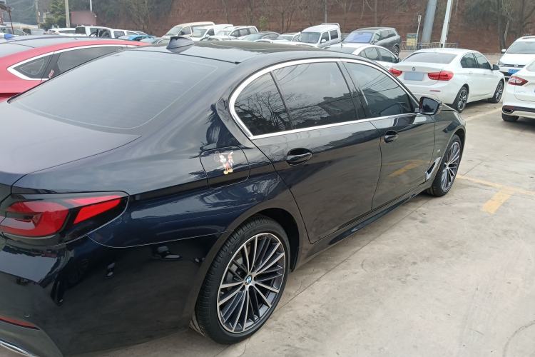 Used BMW 5 Series 2023 530Li Leading Model M Sport Package Rear Right 45 Deg