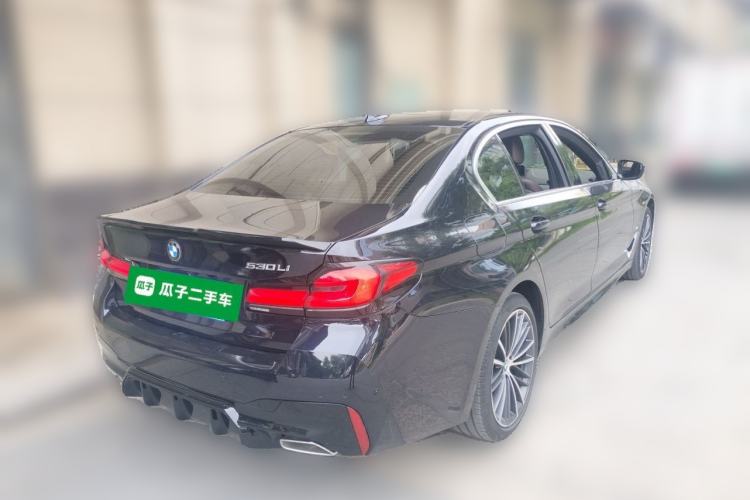 Used BMW 5 Series 2023 530Li Leading Model M Sport Package Rear Right 45 Deg