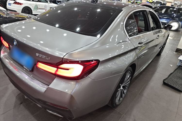 Used BMW 5 Series 2023 530Li Leading Model M Sport Package Rear Right 45 Deg