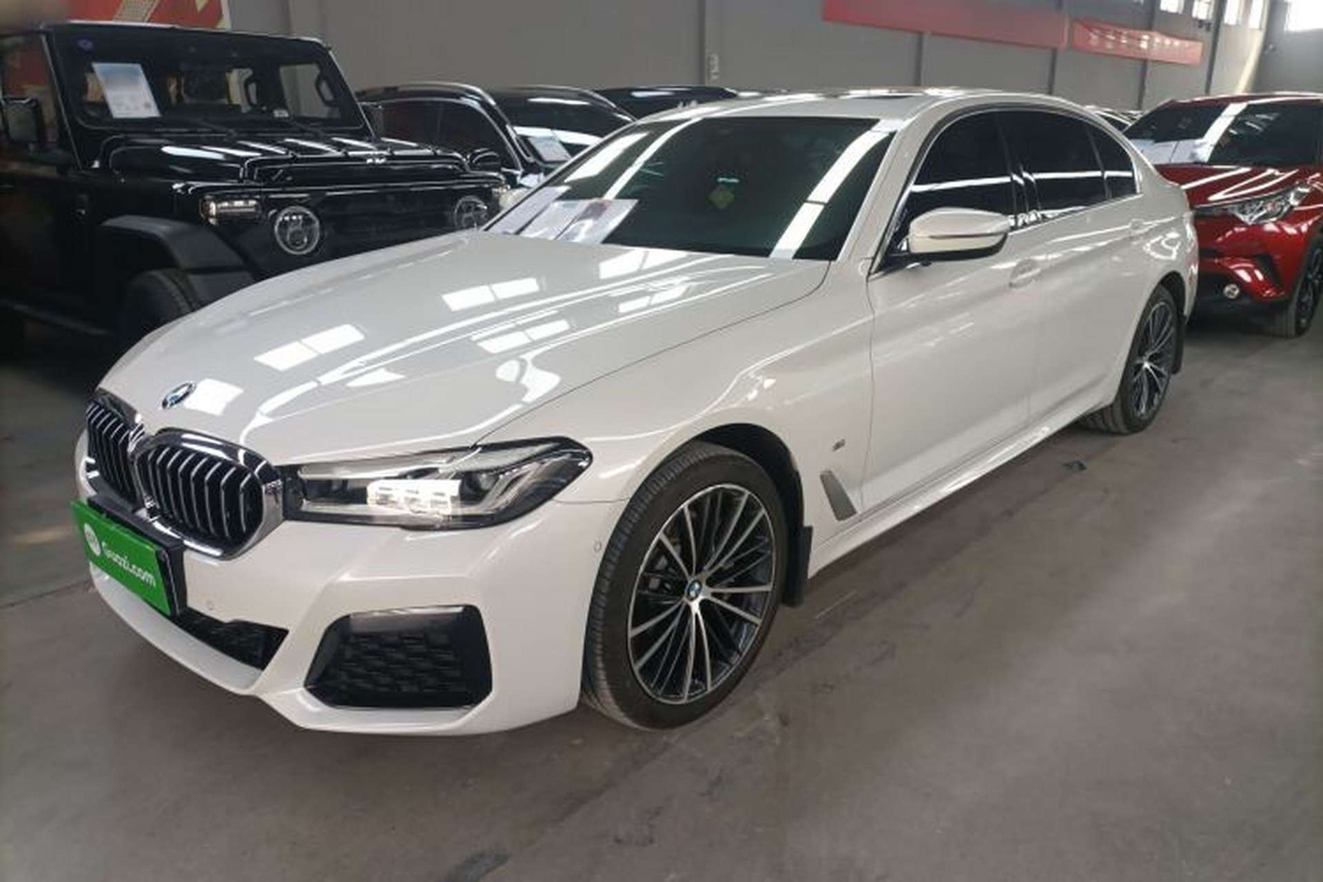 Used BMW 5 Series 2023 530Li Leading Model M Sport Package Front Left 45 Deg