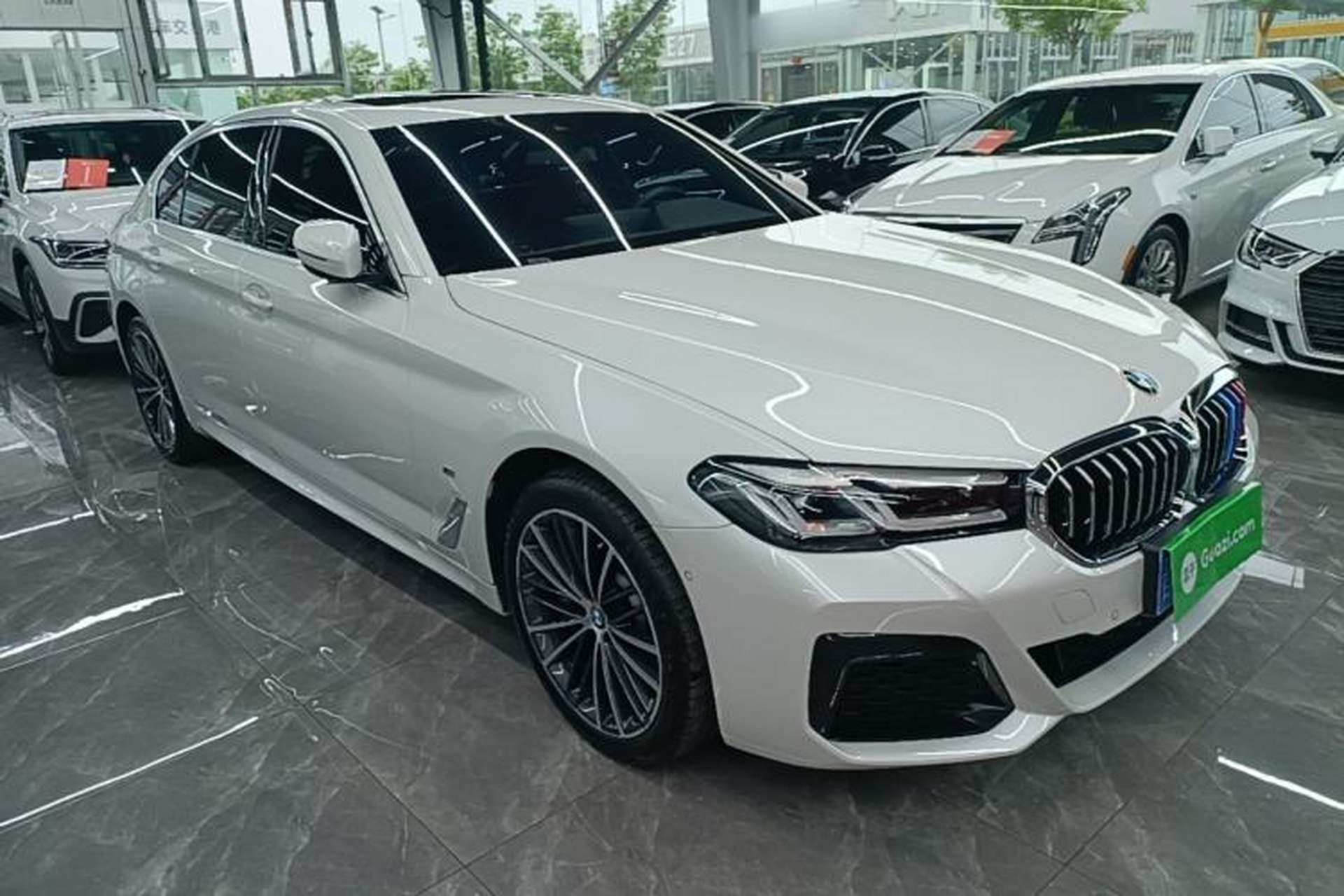 Used BMW 5 Series 2023 Restyled 530Li Leading Edition M Sport Package Front Right 45 Deg