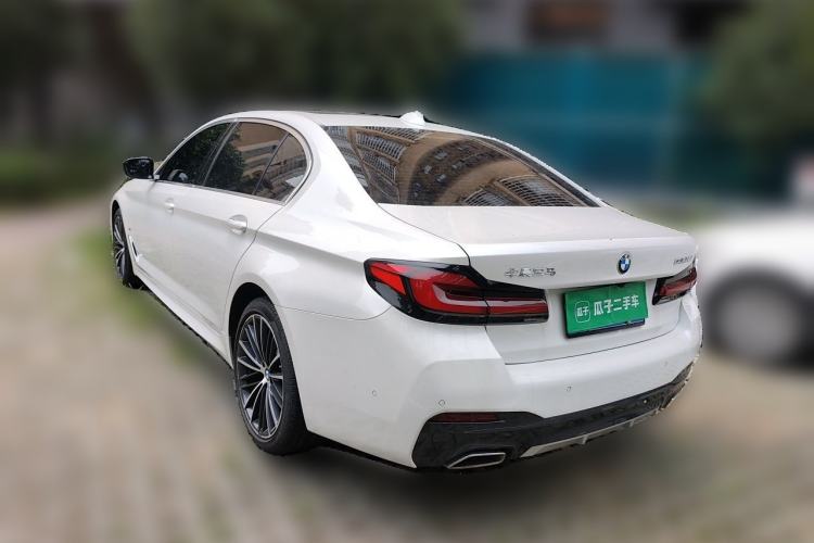 Used BMW 5 Series 2023 530Li Leading Model M Sport Package Rear Left 45 Deg