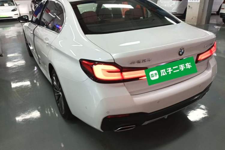Used BMW 5 Series 2023 530Li Leading Model M Sport Package Rear Left 45 Deg