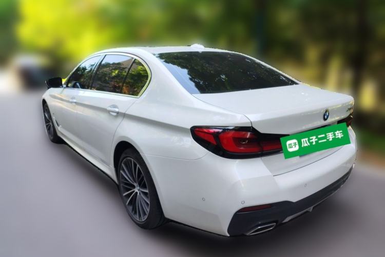 Used BMW 5 Series 2023 530Li Leading Model M Sport Package Rear Left 45 Deg