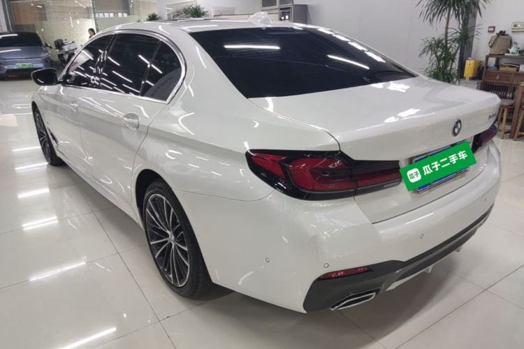 Used BMW 5 Series 2023 530Li Leading Model M Sport Package Rear Left 45 Deg