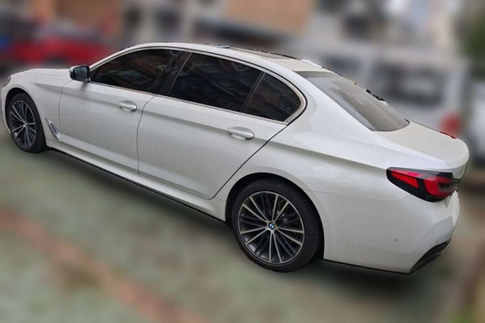 Used BMW 5 Series 2023 530Li Leading Model M Sport Package Rear Left 45 Deg