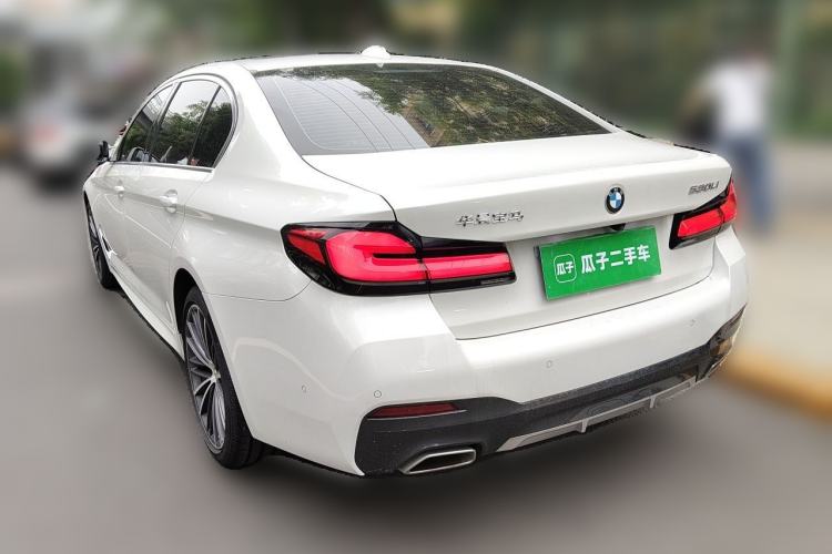 Used BMW 5 Series 2023 530Li Leading Model M Sport Package Rear Left 45 Deg