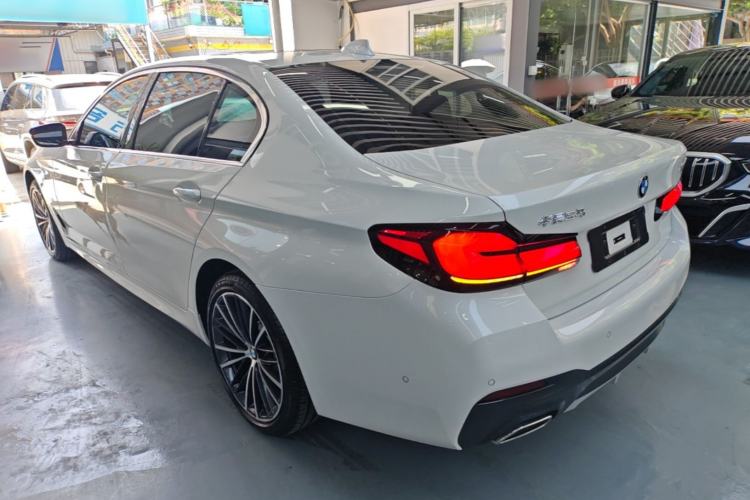 Used BMW 5 Series 2023 530Li Leading Model M Sport Package Rear Left 45 Deg