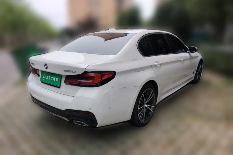 Used BMW 5 Series 2023 530Li Leading Model M Sport Package Rear Right 45 Deg