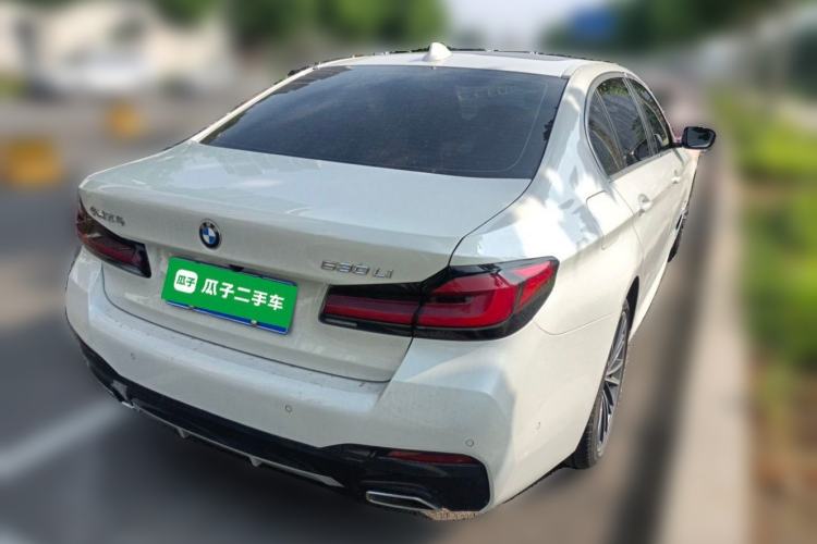 Used BMW 5 Series 2023 530Li Leading Model M Sport Package Rear Right 45 Deg