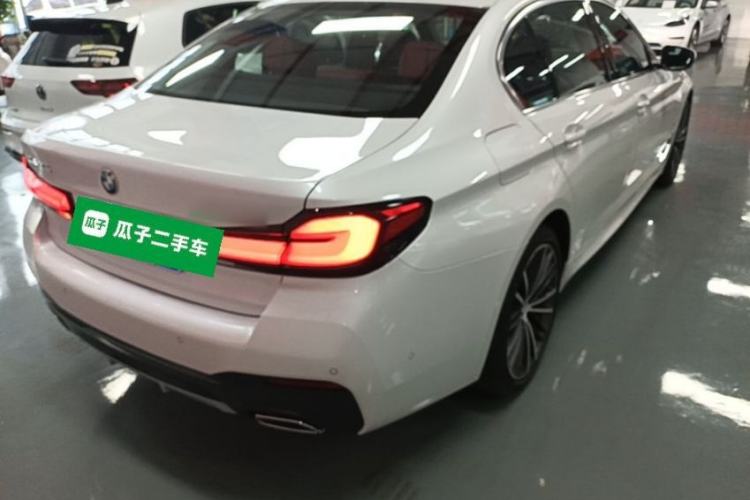 Used BMW 5 Series 2023 530Li Leading Model M Sport Package Rear Right 45 Deg