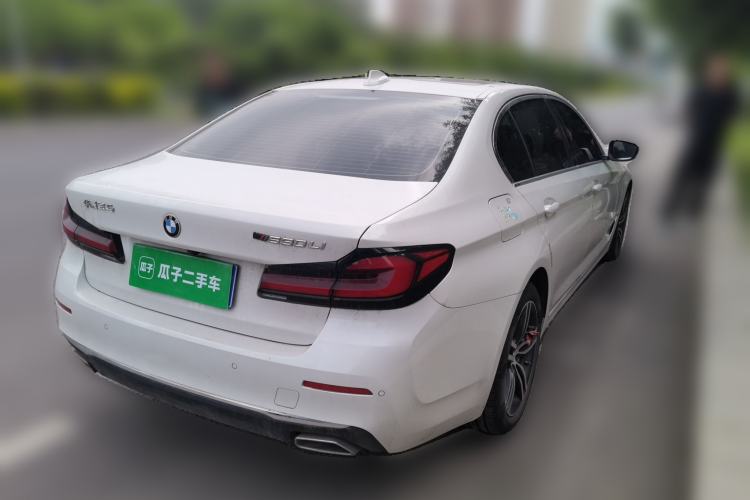Used BMW 5 Series 2023 530Li Leading Edition Luxury Package Rear Right 45 Deg