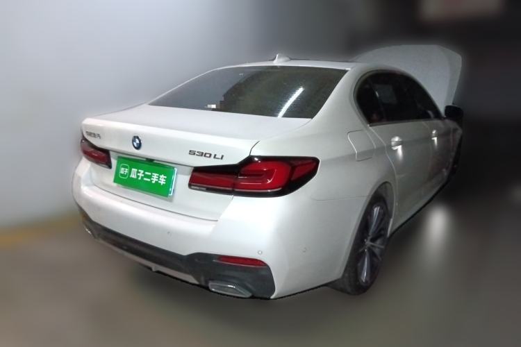 Used BMW 5 Series 2023 530Li Leading Model M Sport Package Rear Right 45 Deg