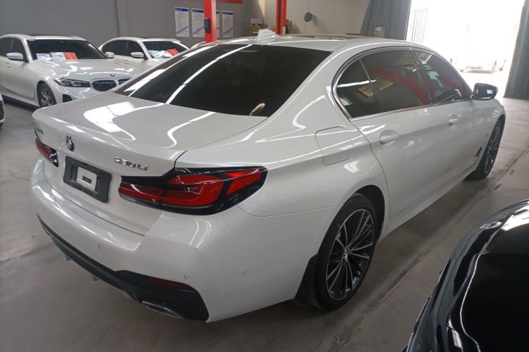 Used BMW 5 Series 2023 530Li Leading Model M Sport Package Rear Right 45 Deg