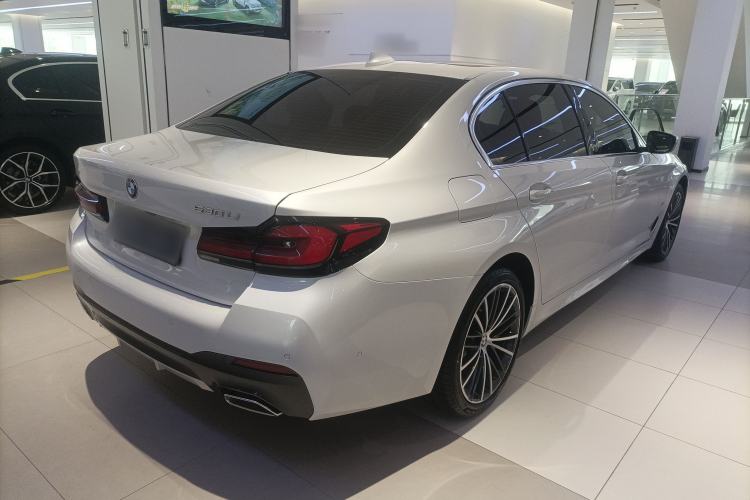 Used BMW 5 Series 2023 530Li Leading Model M Sport Package Rear Right 45 Deg