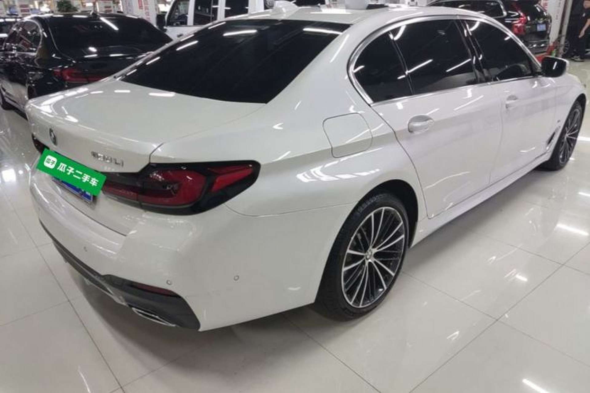 Used BMW 5 Series 2023 530Li Leading Model M Sport Package Rear Right 45 Deg
