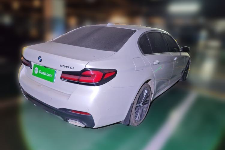 Used BMW 5 Series 2023 530Li Leading Model M Sport Package Rear Right 45 Deg