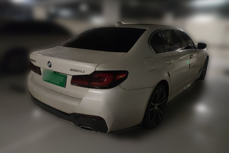 Used BMW 5 Series 2023 530Li Leading Model M Sport Package Rear Right 45 Deg