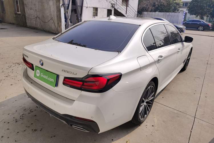 Used BMW 5 Series 2023 Restyled 530Li Leading Edition M Sport Package Rear Right 45 Deg