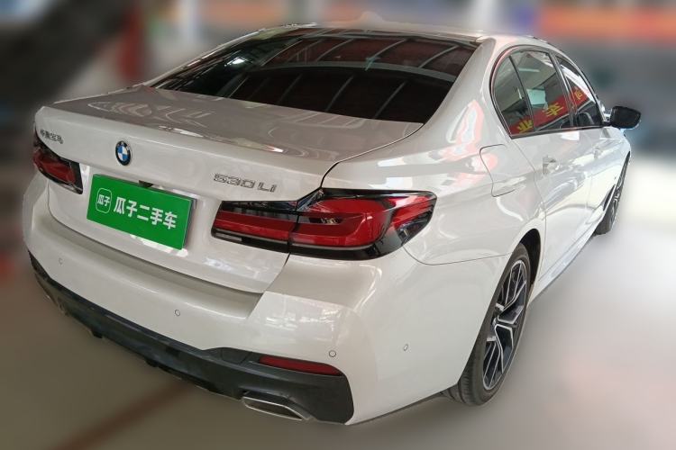 Used BMW 5 Series 2023 Restyled 530Li Luxury Edition M Sport Package Rear Right 45 Deg