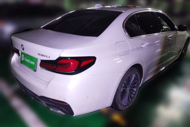 Used BMW 5 Series 2023 530Li Leading Model M Sport Package Rear Right 45 Deg