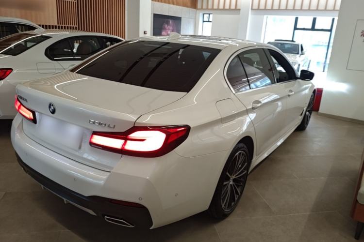 Used BMW 5 Series 2023 530Li Leading Model M Sport Package Rear Right 45 Deg