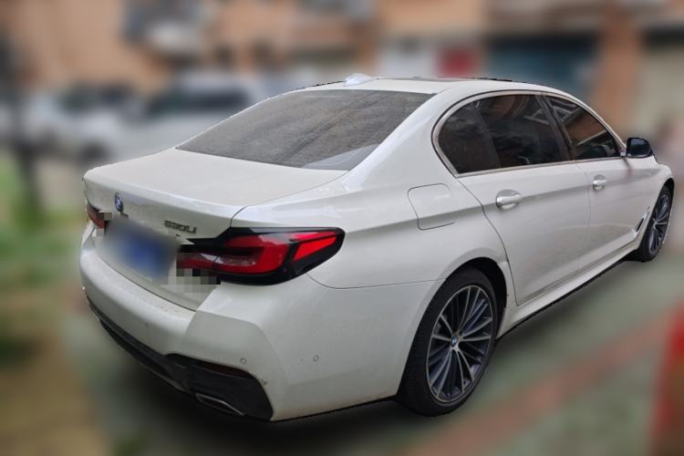 Used BMW 5 Series 2023 530Li Leading Model M Sport Package Rear Right 45 Deg