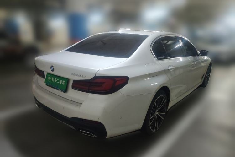 Used BMW 5 Series 2023 530Li Leading Model M Sport Package Rear Right 45 Deg