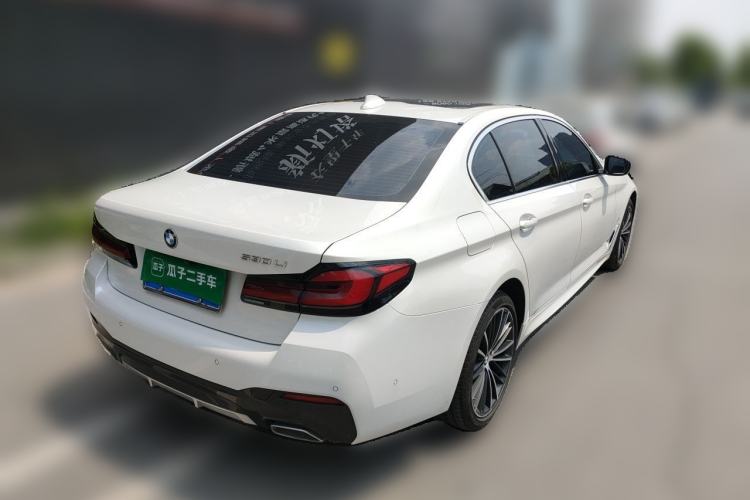 Used BMW 5 Series 2023 530Li Leading Model M Sport Package Rear Right 45 Deg