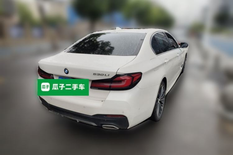 Used BMW 5 Series 2023 530Li Leading Model M Sport Package Rear Right 45 Deg